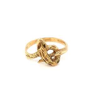 10kt Yellow Gold Snake Ring