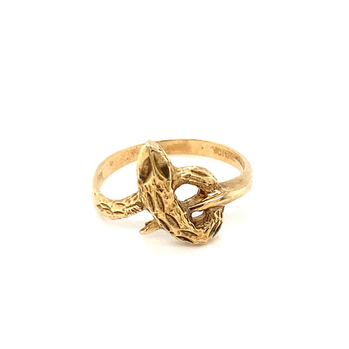 10kt Yellow Gold Snake Ring