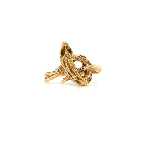 10kt Yellow Gold Snake Ring
