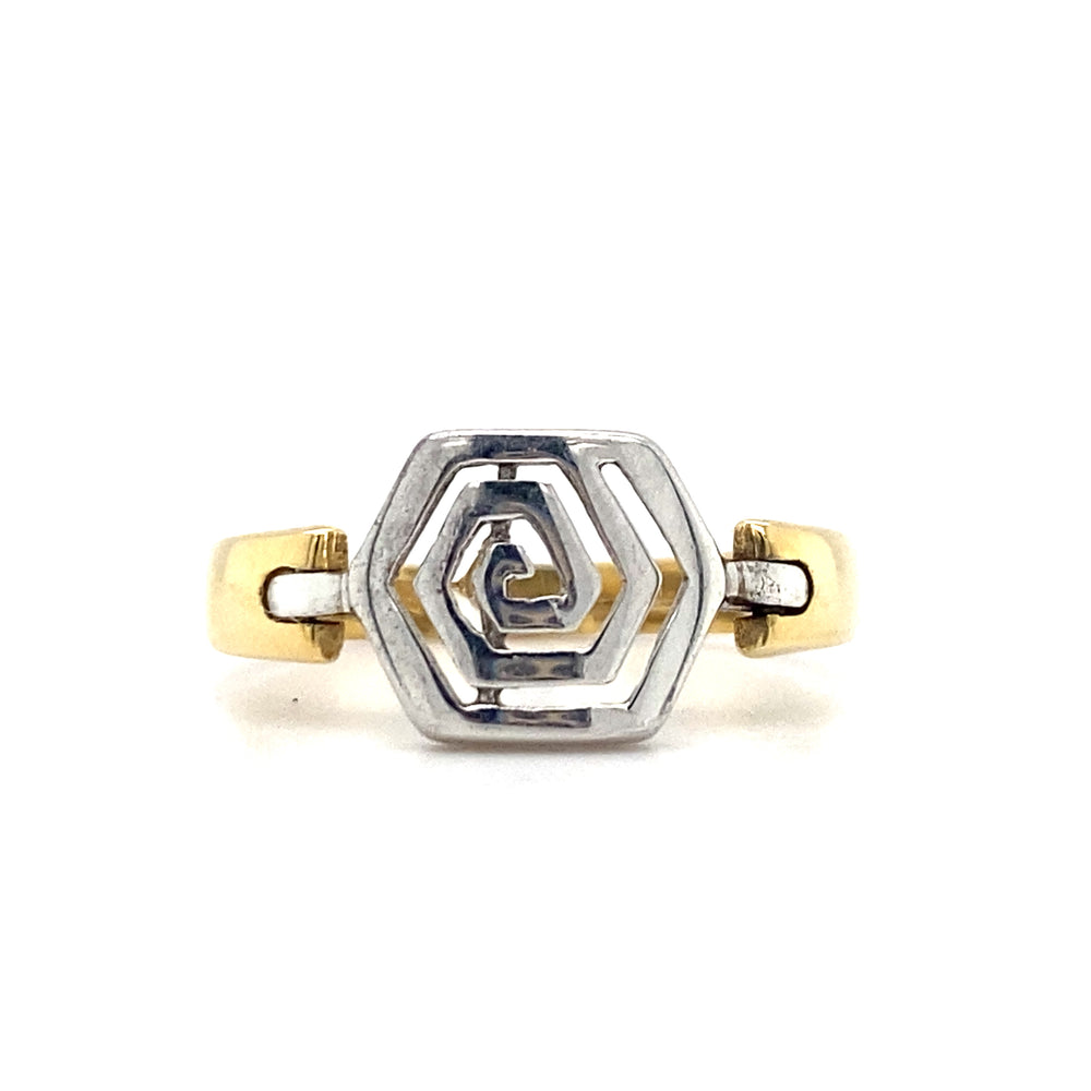 10kt Two-Tone Gold Fancy Ring