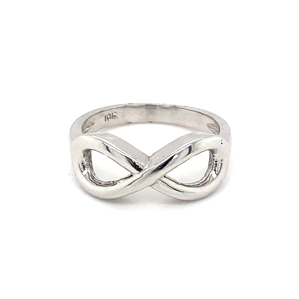 10kt White Gold Infinity Ring