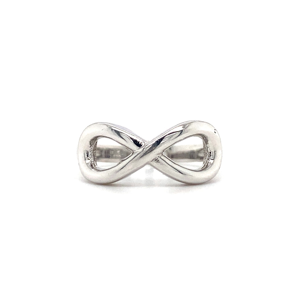 10kt White Gold Infinity Ring