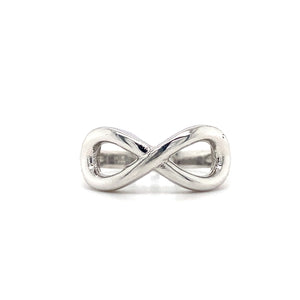 10kt White Gold Infinity Ring