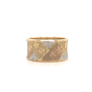 10kt Tri-Tone Gold Fancy Ring
