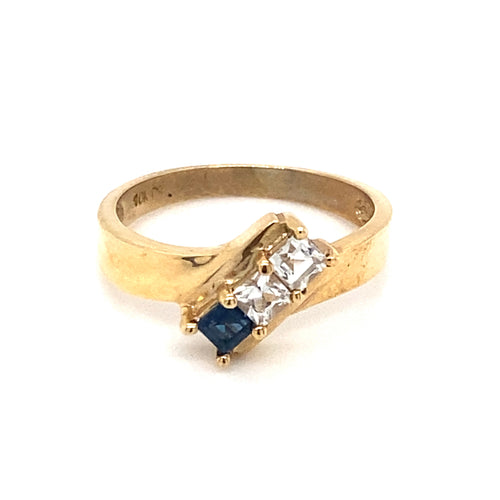 10kt Yellow Gold Cubic Zirconia Ring