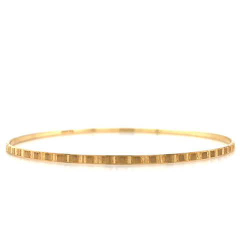 10kt Yellow Gold 2mm Bangle
