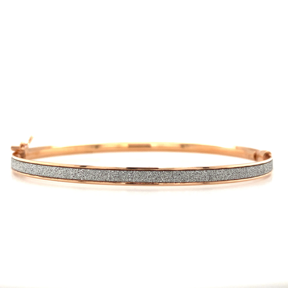 10kt Rose Gold 4mm Bangle