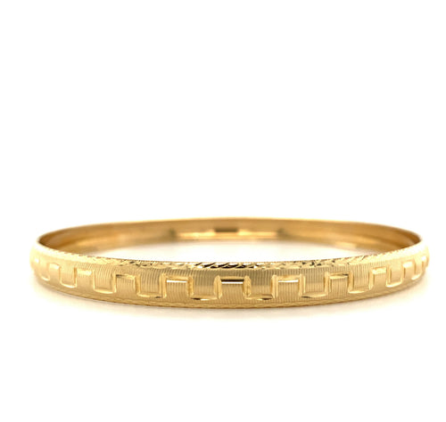 10kt Yellow Gold 6mm Bangle