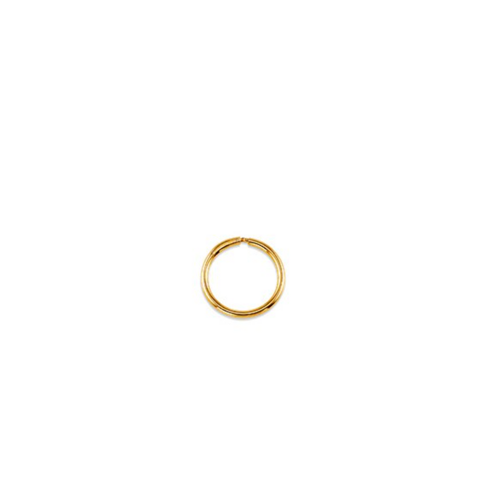 10kt Yellow Gold Sleeper Earrings 12mm
