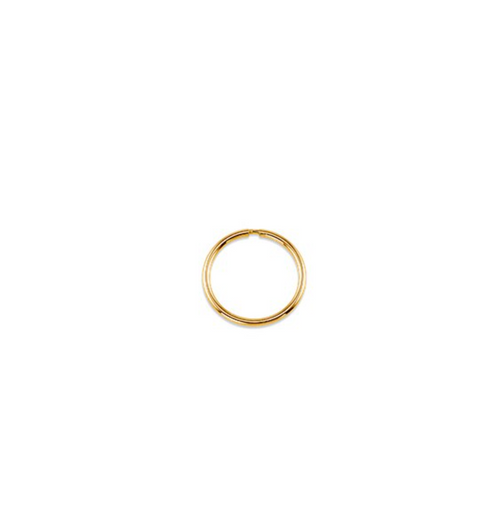 10kt Yellow Gold Sleeper Earrings 14mm