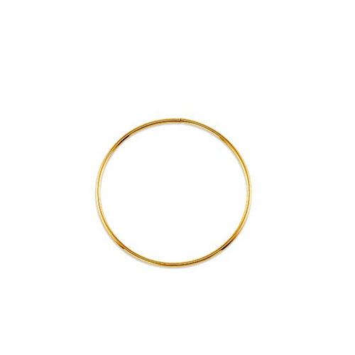 10kt Yellow Gold Sleeper Earrings 32mm