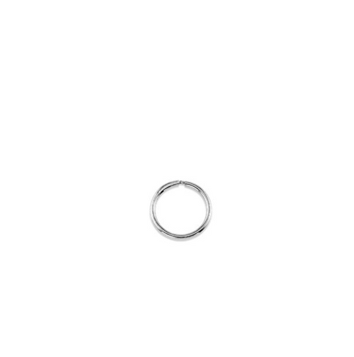 10kt White Gold Sleeper Earrings 12mm