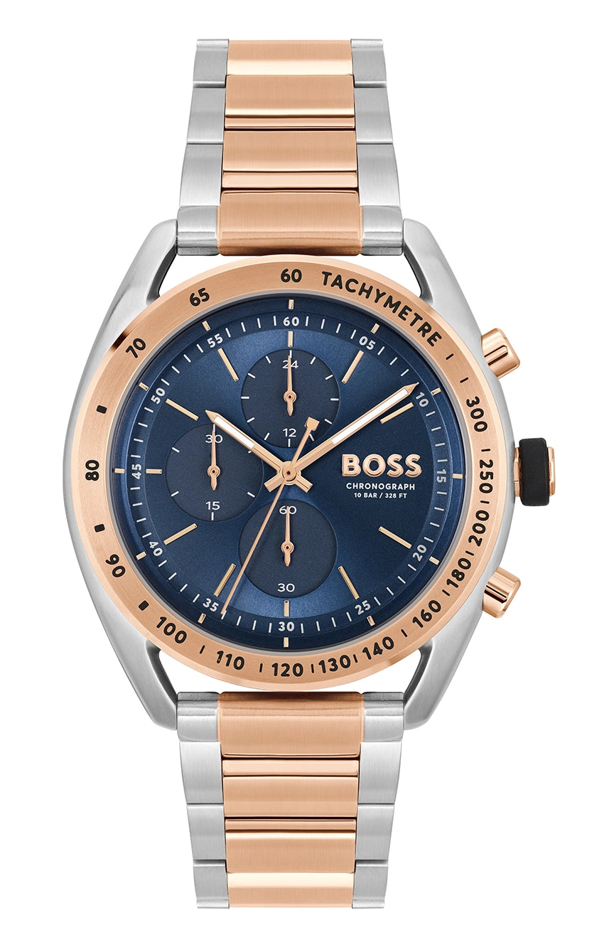 Mens rose gold shop hugo boss watch