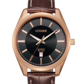 Citizen Quartz Leather Strap BI1033-04E