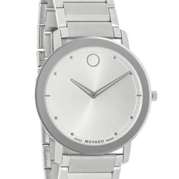 Movado Sapphire Stainless Steel Watch 0606881 Final Sale