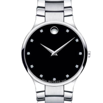 Movado Serio Stainless Steel Watch 0606490 Final Sale