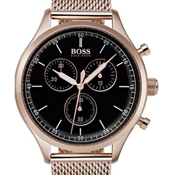 Hugo Boss Companion Rose Tone Stainless Steel Watch 1513548 – Bellagio  Jewellers II
