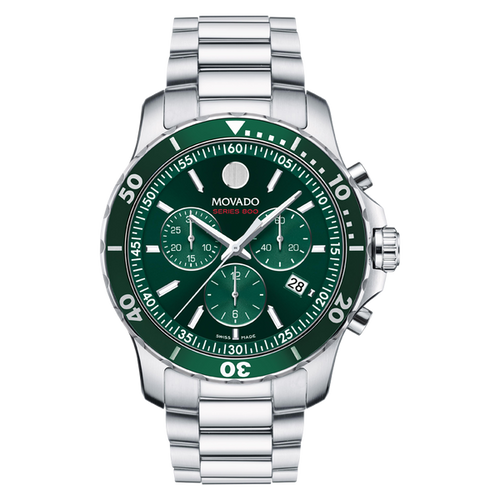 Movado Series 800 Green Dial Watch 2600179