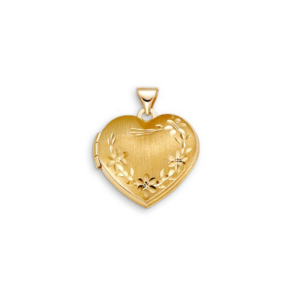 10kt Yellow Gold Heart Locket