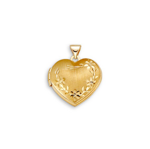 10kt Yellow Gold Heart Locket