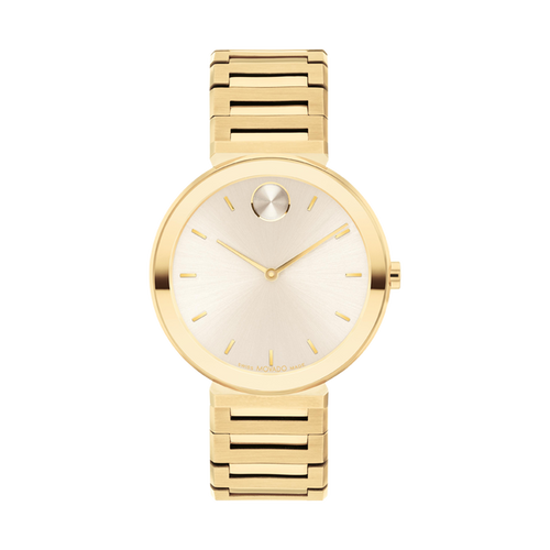 Movado BOLD Horizon Gold Tone Watch 3601088