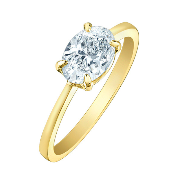 The East West Ring - Customizable Lab Grown Diamond Engagement Ring