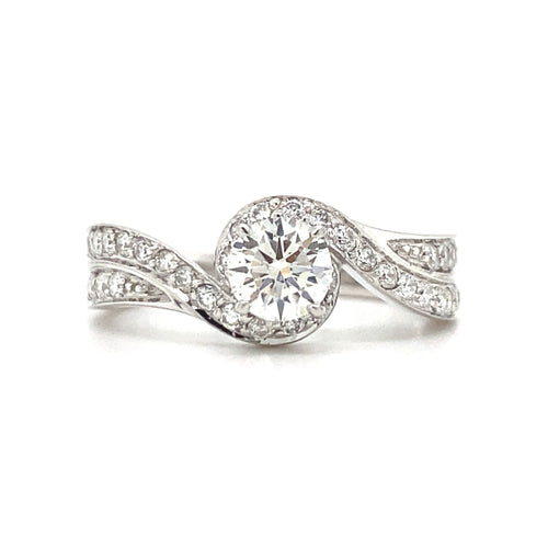 18kt White Gold 1.00ct Canadian Diamond Engagement Ring