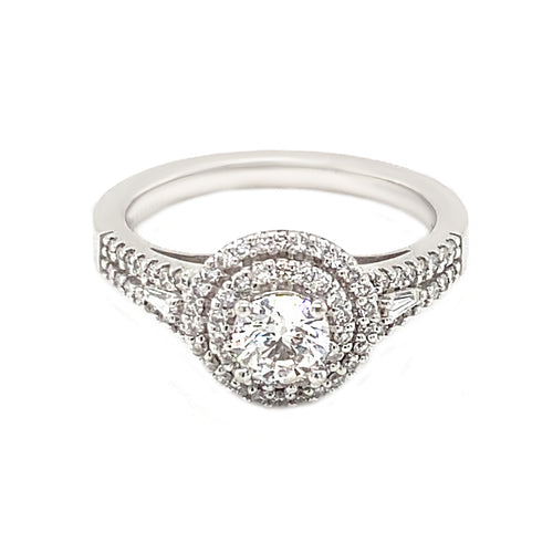 18kt White Gold .81ct Canadian Diamond Ring