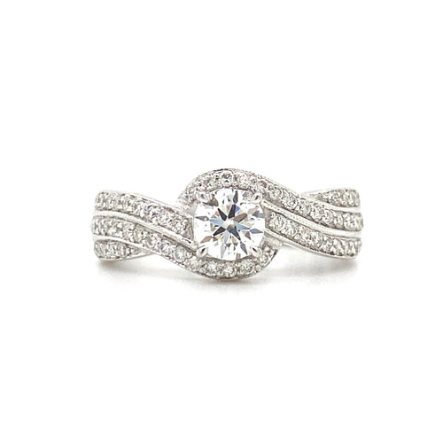 18kt White Gold .75ct Canadian Diamond Engagement Ring