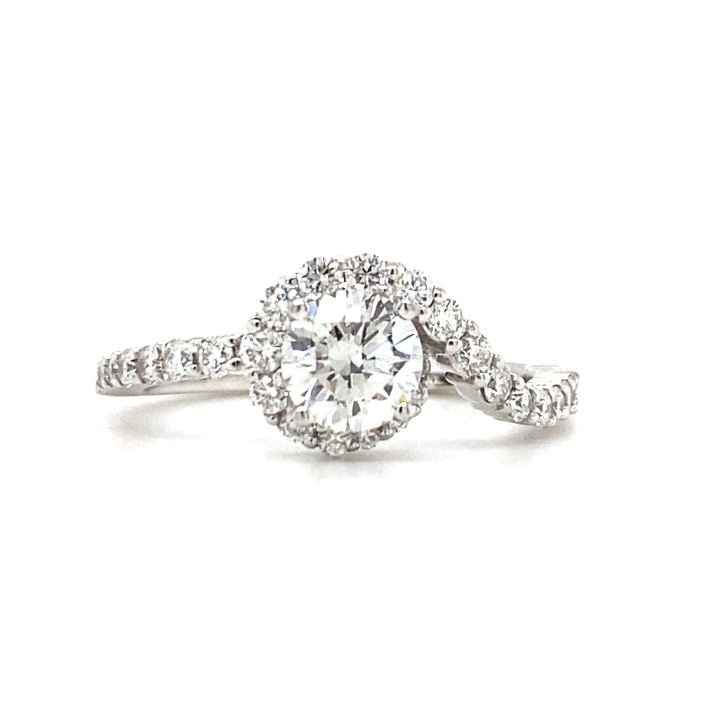 18kt White Gold 1.03ct Canadian Diamond Engagement Ring