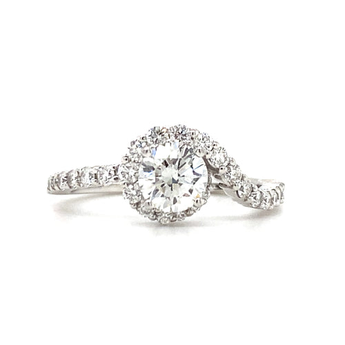 18kt White Gold 1.03ct Canadian Diamond Engagement Ring