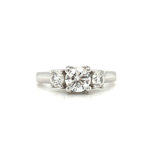 14kt White Gold Canadian Fire and Ice Diamond Ring