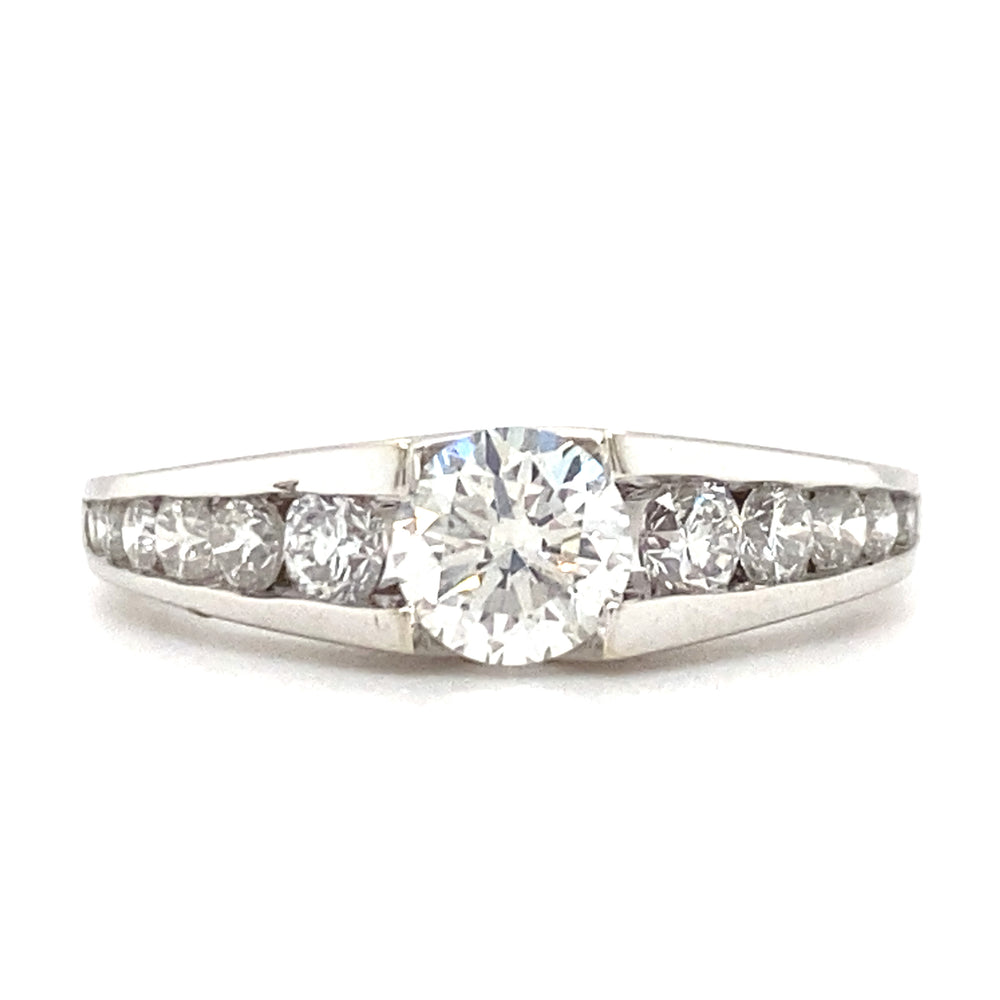 14kt White Gold 1.00ct Canadian Diamond Ring