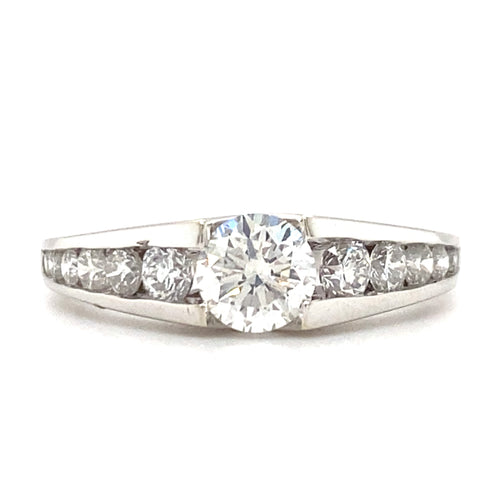 14kt White Gold 1.00ct Canadian Diamond Ring