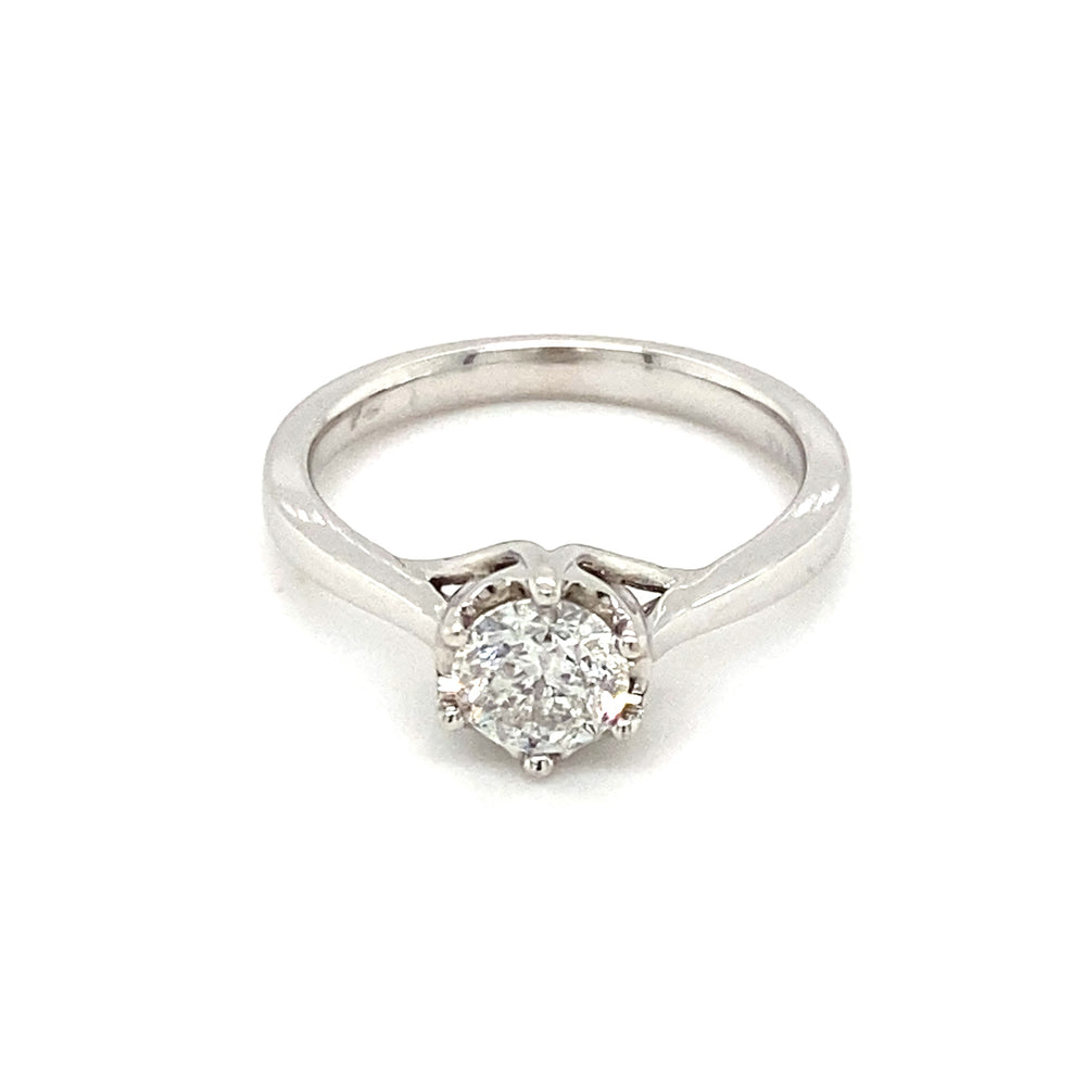 14kt White Gold Canadian Diamond Ring