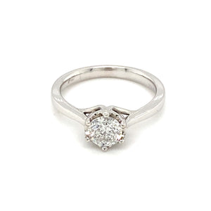 14kt White Gold Canadian Diamond Ring