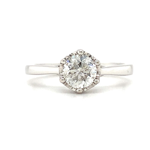 14kt White Gold Canadian Diamond Ring