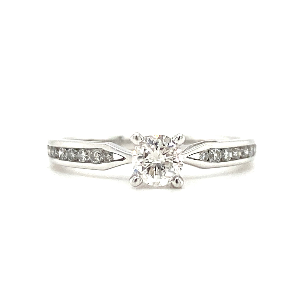 14kt White Gold Canadian Diamond Ring