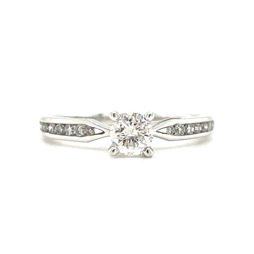 14kt White Gold Canadian Diamond Ring