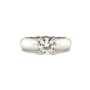 14kt White Gold Canadian Diamond Solitaire Ring
