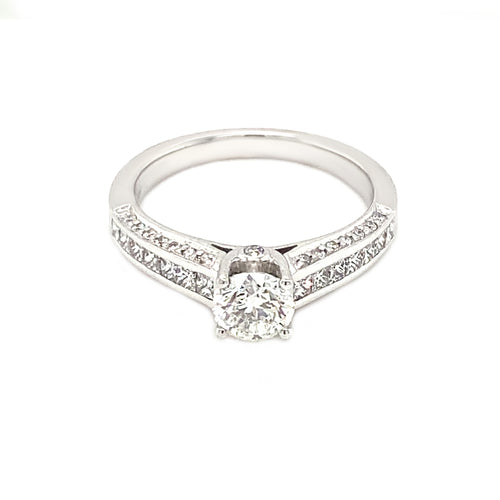 18kt White Gold .76ct Canadian Diamond Ring