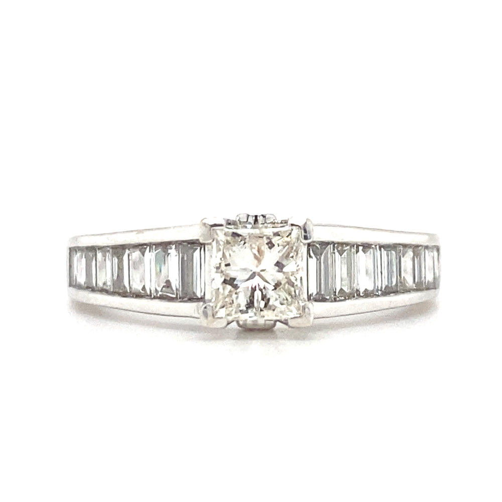 14kt White Gold 1.00ct Canadian Diamond Engagement Ring