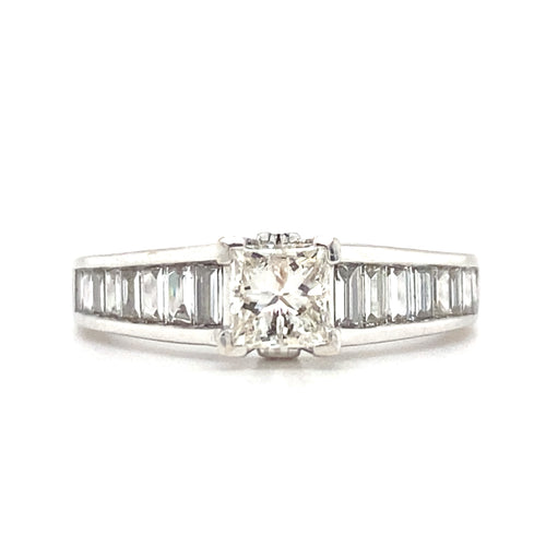 14kt White Gold 1.00ct Canadian Diamond Engagement Ring
