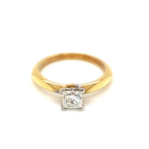 14kt Yellow Gold .70ct Canadian Diamond Solitaire Ring