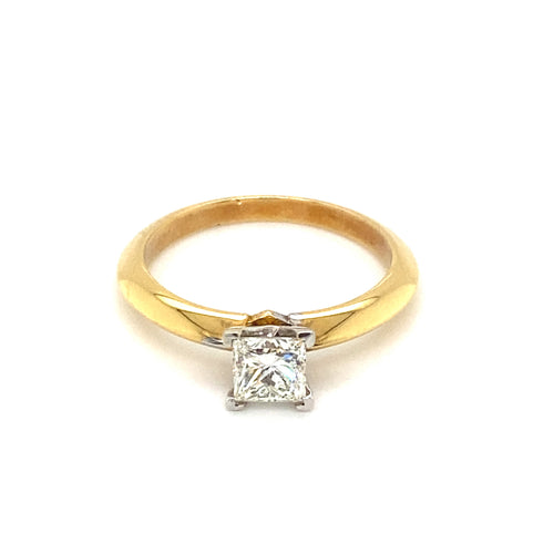 14kt Yellow Gold .70ct Canadian Diamond Solitaire Ring