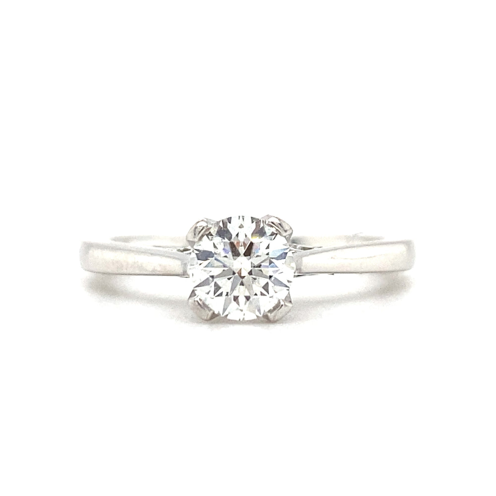 18kt White Gold .70ct Canadian Diamond Solitaire Engagement Ring