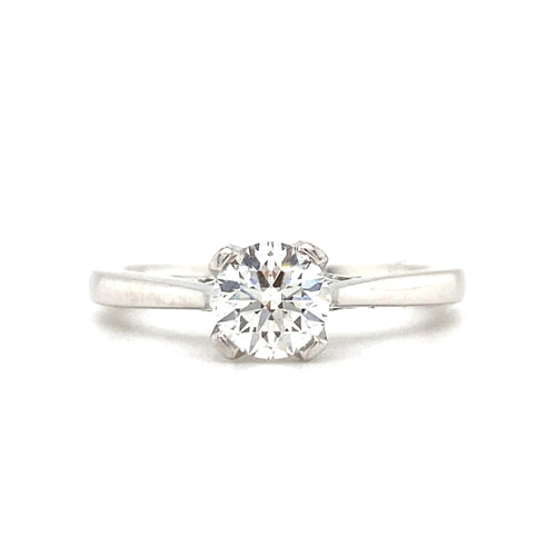 18kt White Gold .70ct Canadian Diamond Solitaire Engagement Ring
