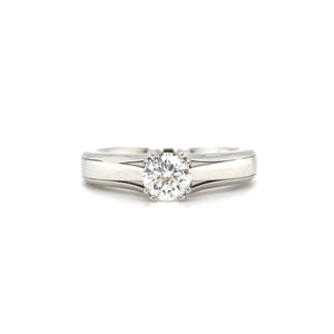 18kt White Gold Canadian Hearts and Arrows Diamond