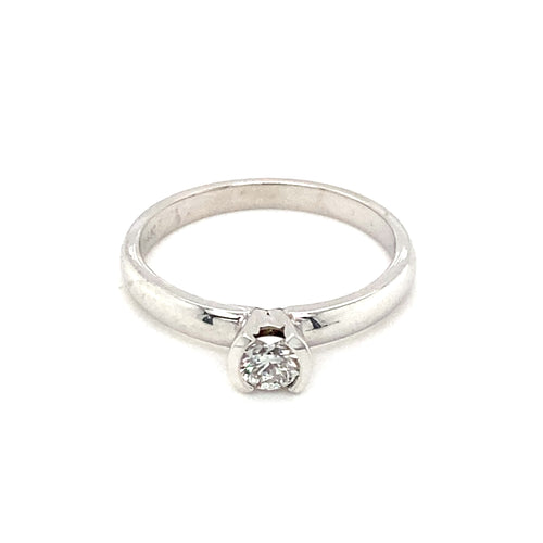 14kt White Gold Canadian Diamond Ring