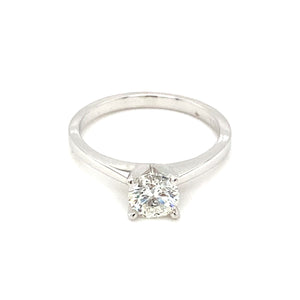14kt White Gold .70ct Canadian Fire and Ice Diamond Solitaire Ring